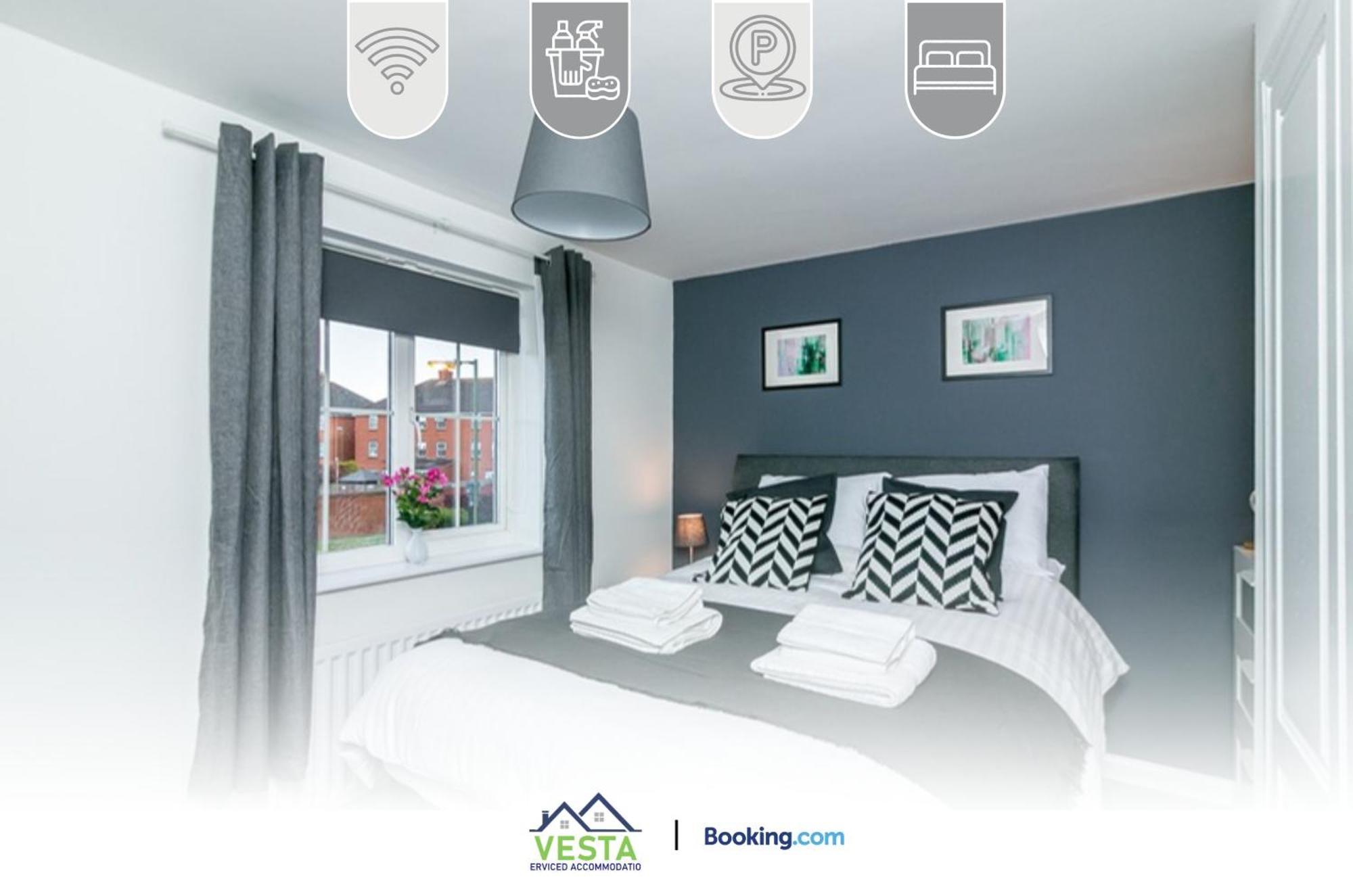 Three Bedroom Apartment By Vesta Serviced Accommodation & Short Lets Hatfield With Free Parking 外观 照片